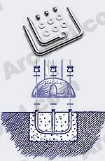 dissuasore di sosta AR 600