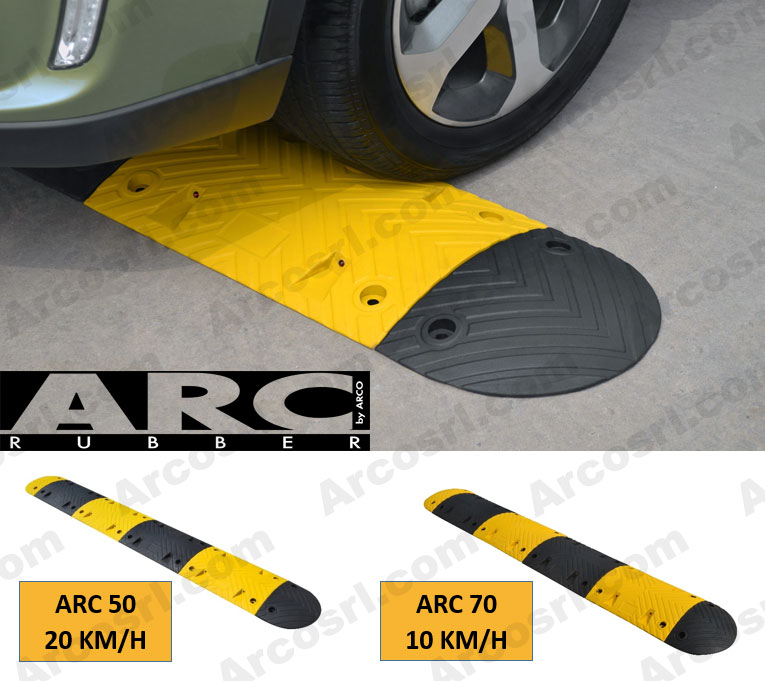 Rubber speed bumps ARC 50 / ARC 70