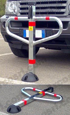 TRANSENNA DISSUASORE SOSTA ANTI PARCHEGGIO PRIVATO BARRIERA PARKING STOP  50X43