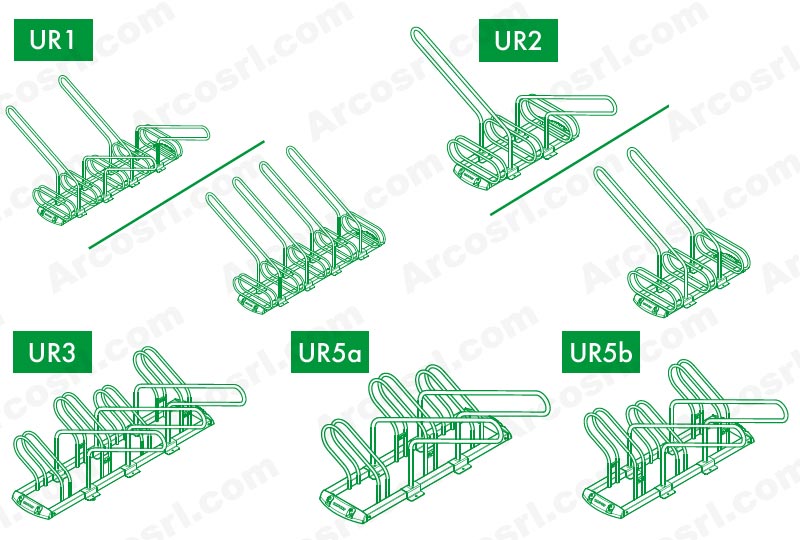 Montante per aggancio bicicletta Urbany Kit 106